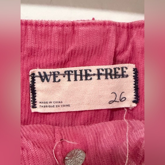 Free People Jayde Flare Forduroy Pants in pink - Womens 26 - Picture 6 of 8